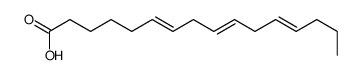 hexadeca-6,9,12-trienoic acid结构式