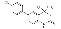 6-(4-氯苯基)-4,4-二甲基-1H-苯并[d][1,3]噁嗪-2(4h)-酮结构式