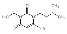 2,4(1H,3H)-Pyrimidinedione,6-amino-1-[2-(dimethylamino)ethyl]-3-ethyl- picture