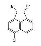 1,2-Dibrom-5-chloracenaphthen Structure