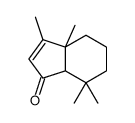 3,3a,7,7-tetramethyl-4,5,6,7a-tetrahydroinden-1-one Structure