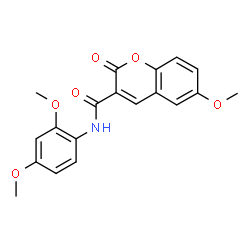 N-(2,4-Dimethoxyphenyl)-6-methoxy-2-oxo-2H-chromene-3-carboxamide picture