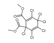 dimethyl 1,3,4,4,5,6-hexachlorocyclohexa-2,5-diene-1,2-dicarboxylate Structure