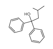 3-methyl-1,1-diphenylbutan-1-ol Structure