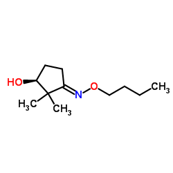 Cyclopentanone, 3-hydroxy-2,2-dimethyl-, O-butyloxime, (1E,3S)- (9CI) picture