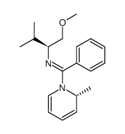 (2S)-1-methoxy-3-methyl-N-[(1E)-[(2R)-2-methylpyridin-1(2H)-yl](phenyl)methylene]butan-2-amine Structure