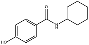 N-环己基-4-羟基苯甲酰胺结构式