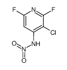 3-chloro-2,6-difluoro-4-nitraminopyridine Structure