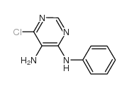 6-chloro-4-N-phenylpyrimidine-4,5-diamine Structure