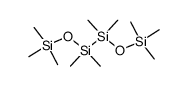 1,2-Bis(trimethylsiloxy)-1,1,2,2-tetramethyl-disilan结构式