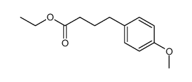 ethyl 4-(4-methoxy)phenylbutanoate结构式