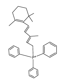 β-Ionylidenethyl-triphenyl-phosphonium Structure