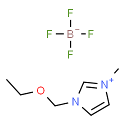 1-乙酯甲基-3-甲基咪唑四氟硼酸盐结构式