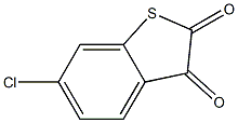 6-Chloro-benzo[b]thiophene-2,3-dione Structure