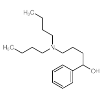 4-(dibutylamino)-1-phenyl-butan-1-ol结构式