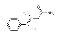 2-(S-methyl-N-phenyl-sulfinimidoyl)acetamide Structure