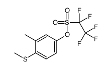 (3-methyl-4-methylsulfanylphenyl) 1,1,2,2,2-pentafluoroethanesulfonate Structure