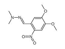 6-Nitroveratrylidene-1,1-dimethylhydrazine Structure