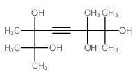 4-Octyne-2,3,6,7-tetrol,2,3,6,7-tetramethyl-结构式