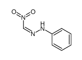 (Z)-α-nitroformaldehyde phenylhydrazone Structure