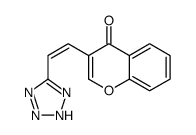 3-[2-(2H-tetrazol-5-yl)ethenyl]chromen-4-one结构式