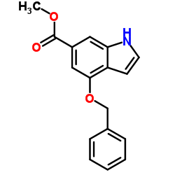 4-苄氧基-6-吲哚 羧酸甲酯图片