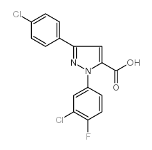 1-(3-氯-4-氟苯)-3-(4-氯苯] -1H-吡唑-5-羧酸图片