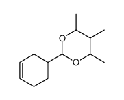 2-cyclohex-3-en-1-yl-4,5,6-trimethyl-1,3-dioxane结构式