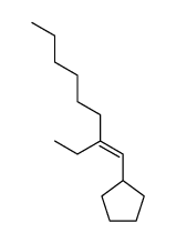 1-Cyclopentyl-2-ethyloct-1-en结构式