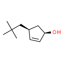 2-Cyclopenten-1-ol, 4-(2,2-dimethylpropyl)-, (1R,4S)- (9CI) Structure