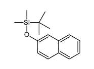 tert-butyl-dimethyl-naphthalen-2-yloxysilane结构式