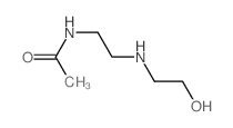 N-[2-(2-hydroxyethylamino)ethyl]acetamide Structure