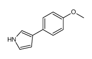 3-(4-methoxyphenyl)-1H-pyrrole Structure