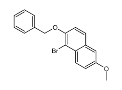 2-(苄氧基)-1-溴-6-甲氧基萘结构式