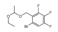 1-bromo-2-(1-ethoxyethoxymethyl)-3,4,5-trifluorobenzene Structure