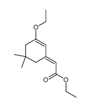 ethyl (E)-2-(3-ethoxy-5,5-dimethylcyclohex-2-en-1-ylidene)acetate Structure