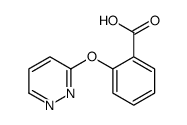 2-pyridazin-3-yloxybenzoic acid Structure