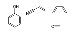 buta-1,3-diene,formaldehyde,phenol,prop-2-enenitrile Structure