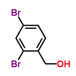 (2,4-Dibromophenyl)methanol Structure