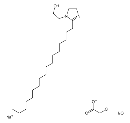 SODIUM CARBOXYMETHYLSTEARYLHYDROXY-ETHYL IMIDAZOLINIUM HYDROXIDE Structure