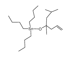 (C4H9)3SnOC(CH3)(i-C4H9)CH2CHCH2结构式