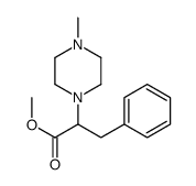 methyl 2-(4-methylpiperazin-1-yl)-3-phenylpropanoate Structure