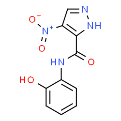 1H-Pyrazole-3-carboxamide,N-(2-hydroxyphenyl)-4-nitro-(9CI) picture