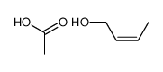 acetic acid,but-2-en-1-ol Structure