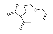 3-Acetyldihydro-5-[(2-propenyloxy)methyl]-2(3H)-furanone structure