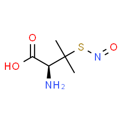 S-Nitrosopenicillamine structure