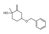 1-methyl-2-methylidene-4-phenylmethoxycyclohexan-1-ol Structure