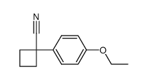 Cyclobutanecarbonitrile, 1-(4-ethoxyphenyl)- (9CI) structure