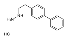 [2-(4-phenylphenyl)ethylamino]azanium,chloride结构式