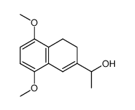 (+/-)-2-(1-hydroxy-ethyl)-5,8-dimethoxy-3,4-dihydronaphthalene Structure